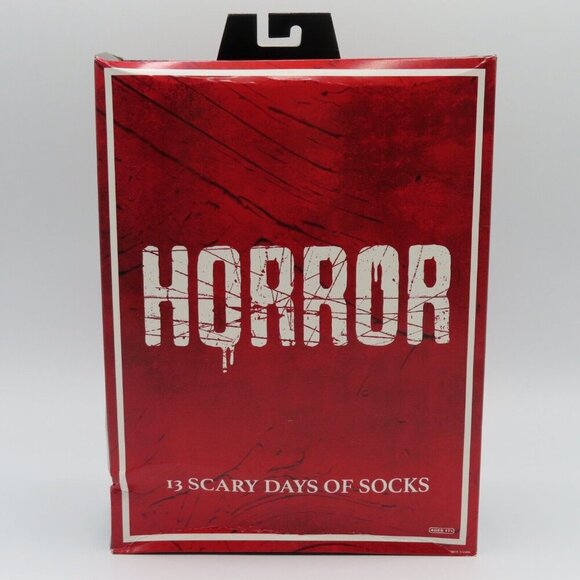 Bioworld HORROR 13 Scary Days of Socks Advent Box Men One Size Ankle Crew - Picture 9 of 10